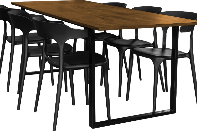 Zestaw stół z krzesłami